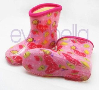 Children Rainboot kids boots US size 8 150mm 5 3/4  