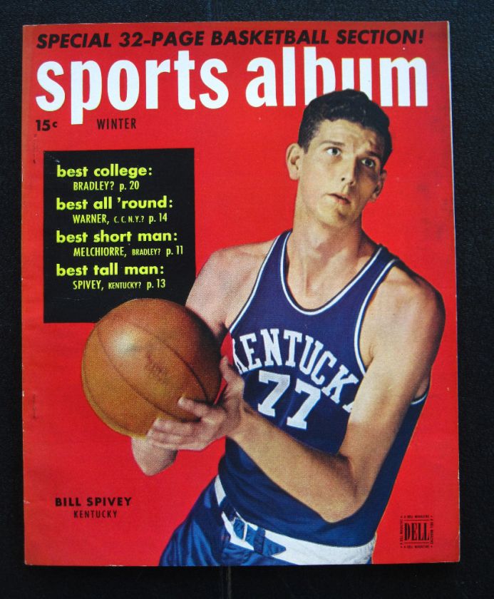 1950 SPORTS ALBUM BILL SPIVEY DELL MAGAZINE  