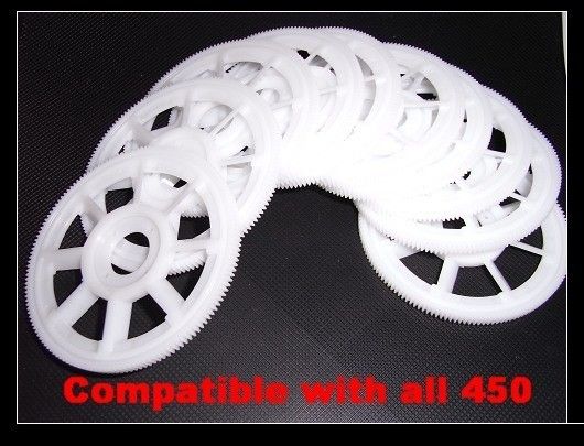   Main gear For Align Trex 450 T REX 450 SE/V2/XL/SPORT/PRO WHITE  