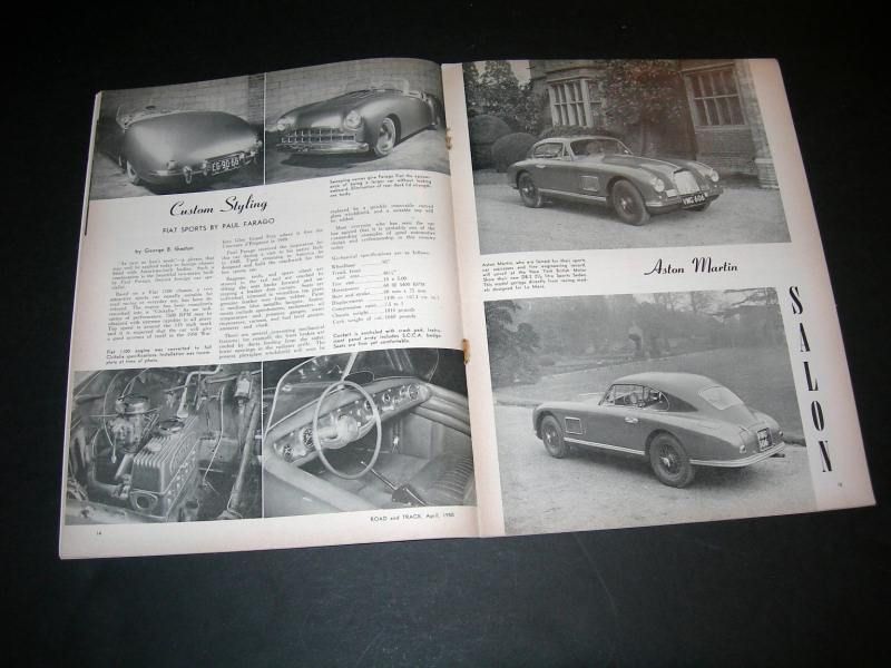 Road and Track   April 1950 BMW LANCHESTER FIAT  