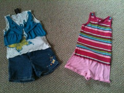 GIRLS SPRING SUMMER CLOTHES LOT SIZE 6T 5/6 HUGE LOT 37 PIECES DRESSES 