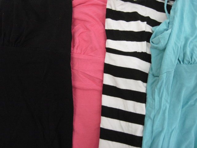 LOT 4 LIZ LANGE Blue Pink Black Sleeveless Tank Top 3  