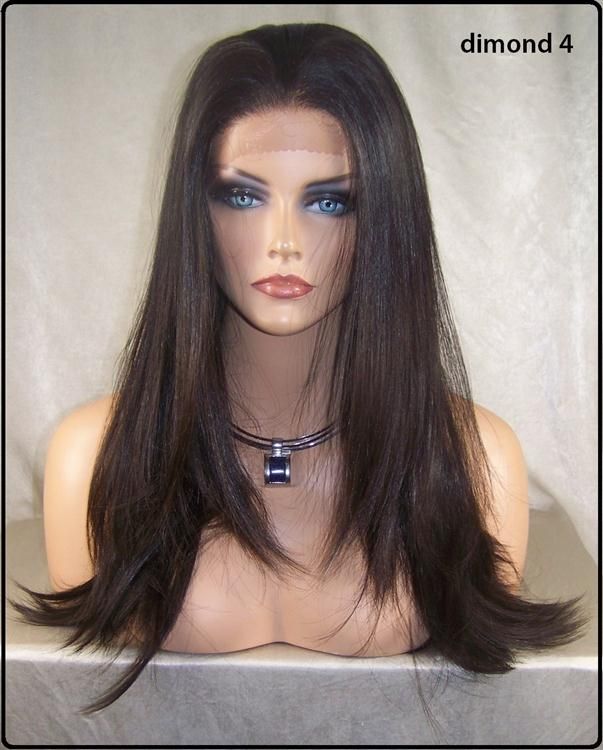 Dark Brown #4 Premium Lace Front Wig Iron Safe Heat OK Futura 