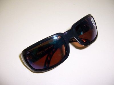 NEW IN BOX COSTA DEL MAR CIN SUNGLASSES BLACK/GREEN 580  