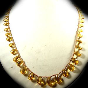 FABULOUS & VERY NICE NATURAL CITRINE NECKLACE  