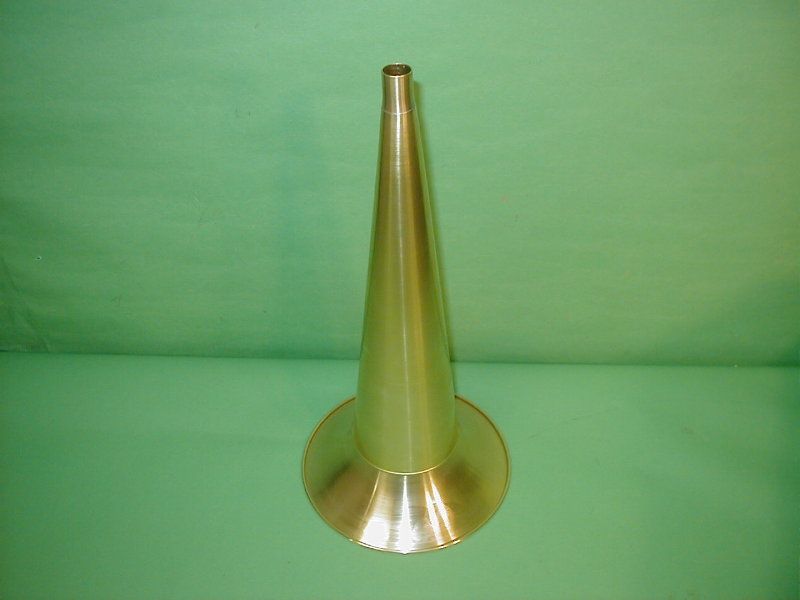 Edison Columbia Cylinder Phonograph Horn all Brass 14  