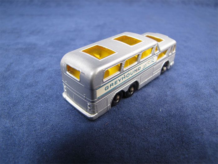Vintage 1960s Matchbox Lesney Greyhound Coach Bus #66  
