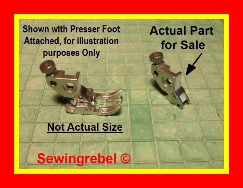 PFAFF LOW SHANK SNAP ON PRESSER FOOT HOLDER / SHANK NEW  