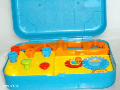 kids little tool box with bolts gears plays music search