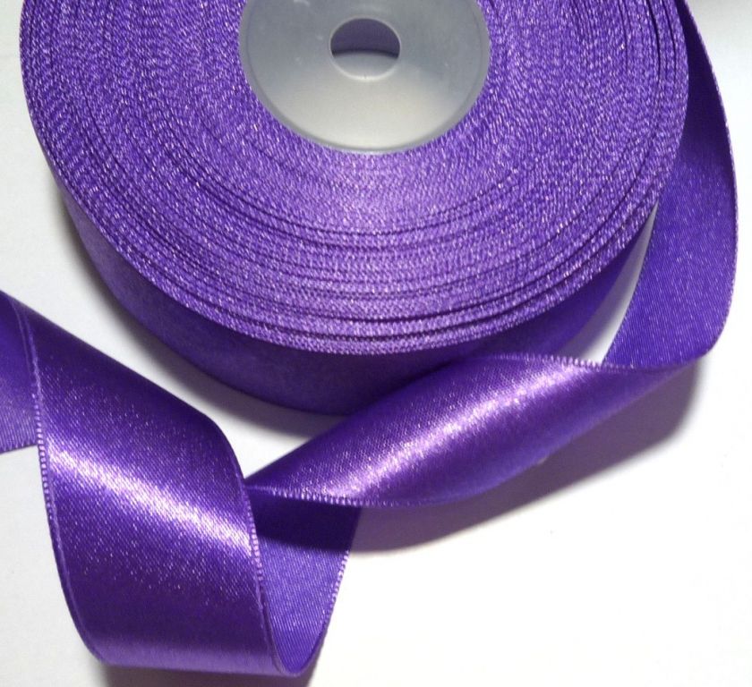 30 Col Satin Ribbon SingleFaced 8yd 3/4 19mm UPick SE8  