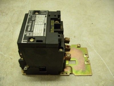   Contactor Class 8536 Type SDG 1 600 VAC 120 Volt Coil Ser A  