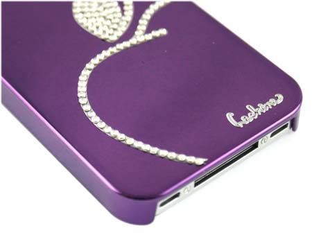   Purple Leshine Bling Cover / Case for iPhone 4 / 4G / 4S  