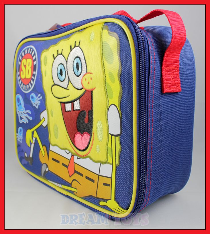   Squarepants Jelly fish Insulated School Lunch Bag   Box  