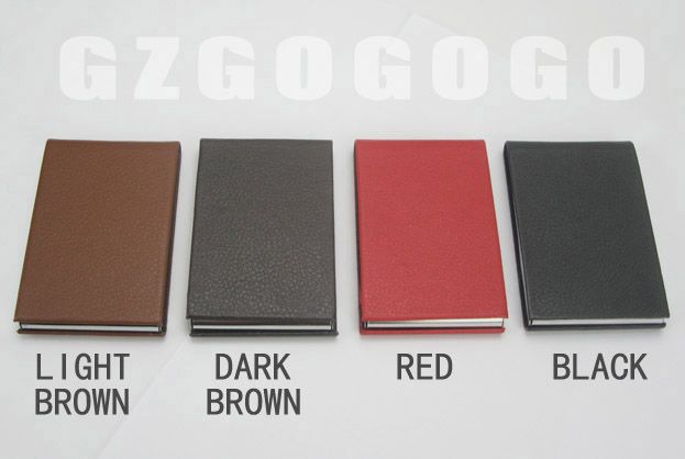 GZGOGOGO mens leather card holder Credit cases CHGZ2  