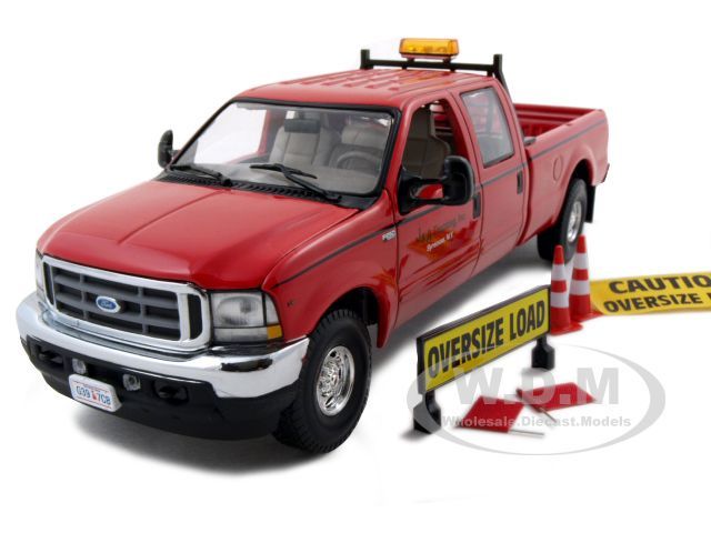 FORD F 250 CREW CAB PILOT PICK UP TRUCK 1/34 RED J&A  