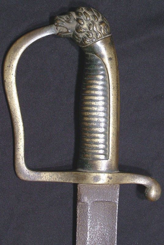 ANTIQUE EUROPEAN INFANTRY HANGER C.1790 1815 SWORD  