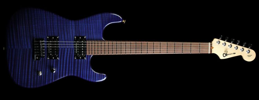   Custom Shop NAMM 2012 Flame Top San Dimas Electric Guitar Trans Blue