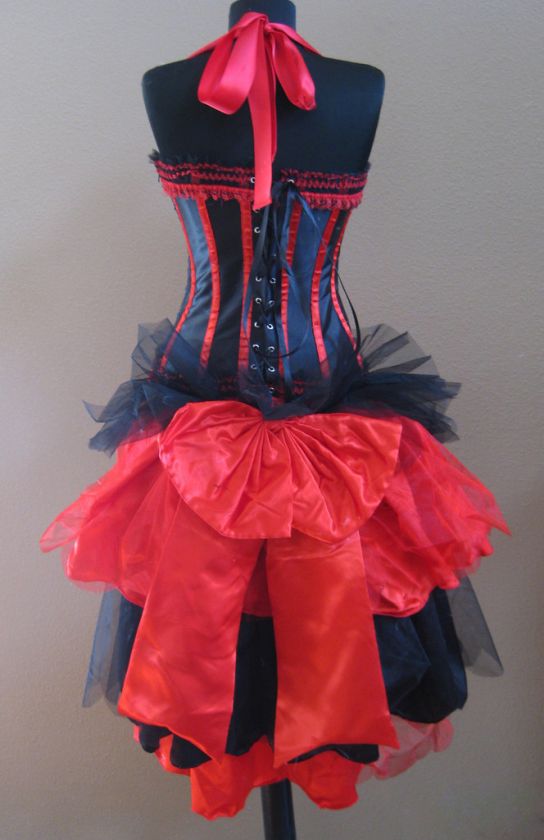 Western Saloon Dance Hall Burlesque Costume S M L  