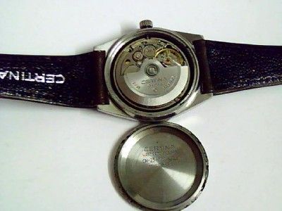   rare swiss authentic certina saddam hussein auto men s wristwatch