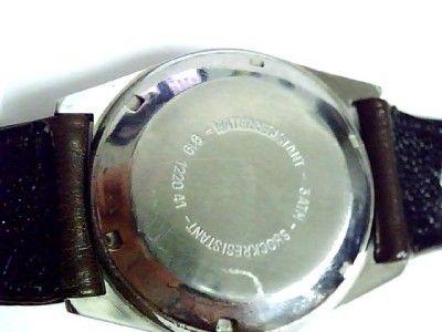   rare swiss authentic certina saddam hussein auto men s wristwatch