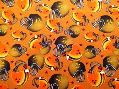 New Football Helmets Fabric BTY Sports Brown Equipment  