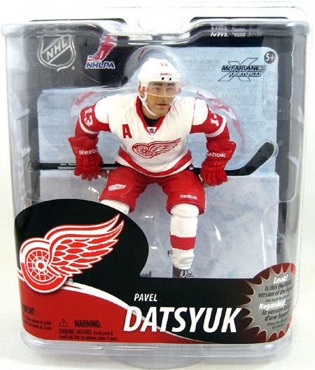 Mcfarlane NHL 30 PAVEL DATSYUK WHITE Jersey Figure CL /1250 Collector 