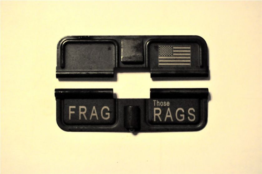   Dust Cover FRAG Those RAGS Colt, RRA, DPMS, MADE In USA 223  