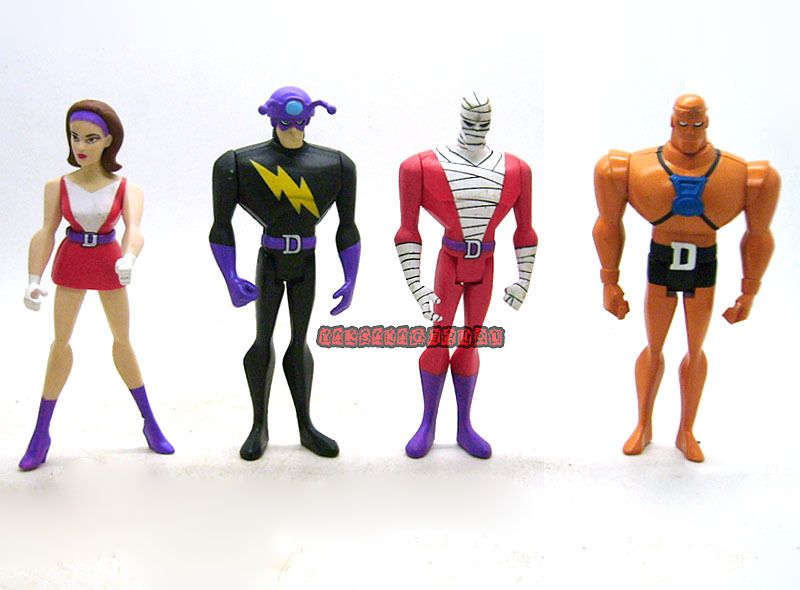   Doom Patrol Elastigirl Negative Man Bobot Man Mento Figure Set  