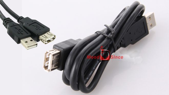 NEW PC USB 2.0 EXTENSION CABLE MALE TO FEMALE ADAPTER  