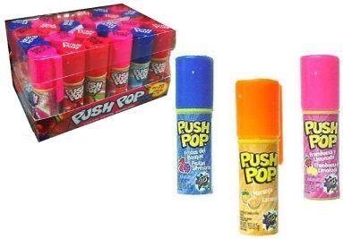 Bulk Lot Push Pops x 24 Party Favour Lollies/ Sweets Wholesale  