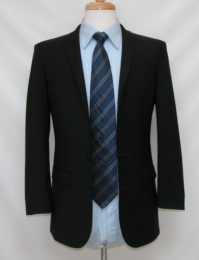 695 J Lindeberg 36S 36 Wool Blazer Jacket Sport Coat Black Color 