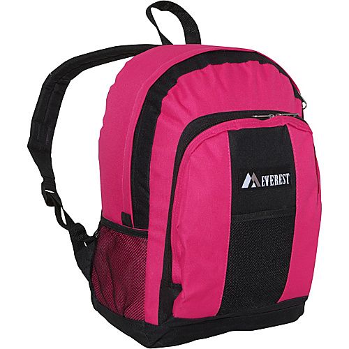 Everest Backpack with Front & Side Pockets 7 Colors  