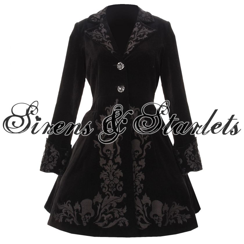 SPIN DOCTOR VICTORIAN GOTHIC STEAMPUNK VELVET COAT  