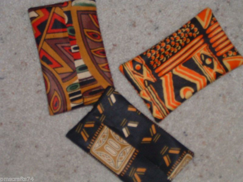 AFRICAN PRINT fabric PURSE TISSUE COVER HOLDER  