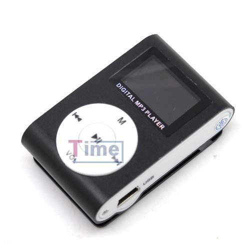 Mini Metal LCD screen Clip  Player Support Up To 8GB  