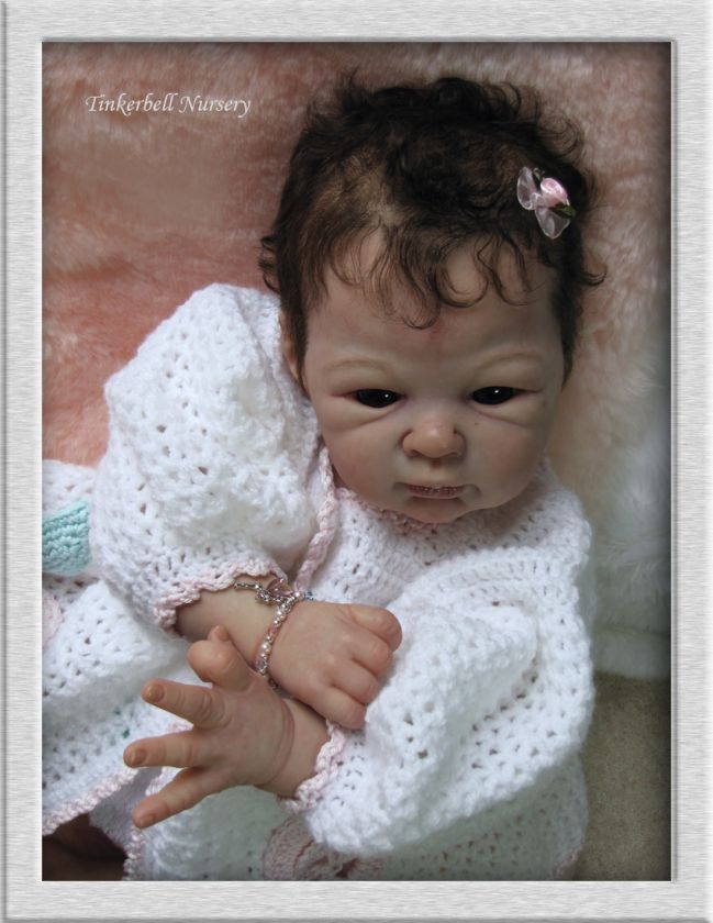 TINKERBELL NURSERY REBORN baby Prototype doll by Helen Jalland Adrie 