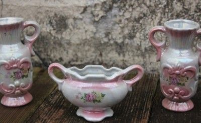 Vintage WBI Shabby Chic Bathroom Decor Set  