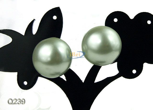 Big Huge 15mm South Seashell Pearl Earring 925silver  