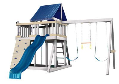 Monkey Playsystem, Swing Set, designed with 100% SPLINTER FREE SYSTEM 