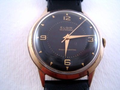 Elgin Black Dial Splendor, Automatic (Ref. 125)  