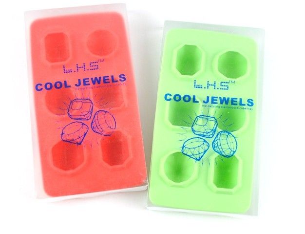 Silicone Jewelry Shaped Ice Cube maker Molds (variou color)#S053 