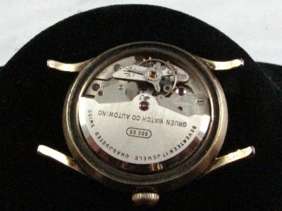 VINTAGE GRUEN 17J AUTOMATIC WRISTWATCH CALIBER 550 SS  