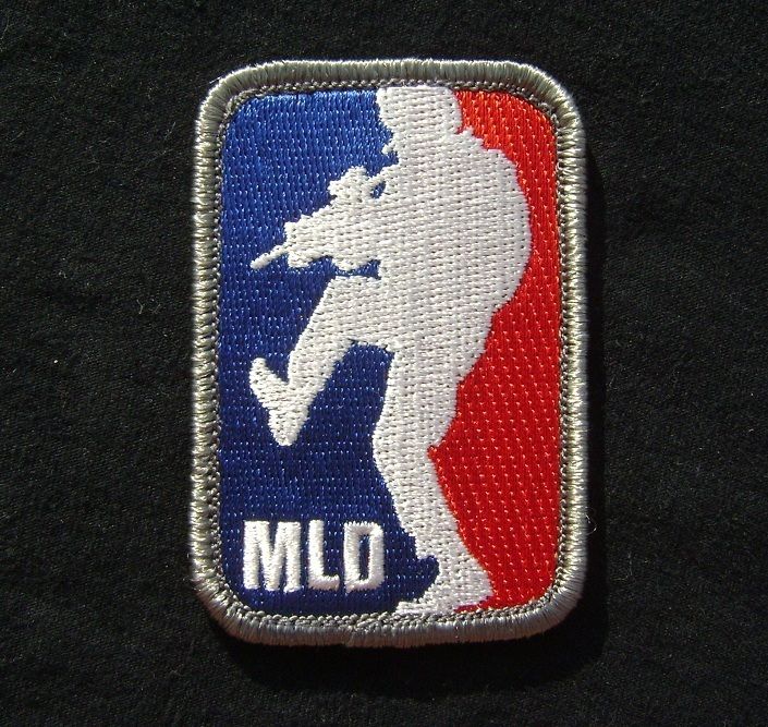 MLD MAJOR LEAGUE DOOR KICKER USA ARMY FULL COLOR PATCH  