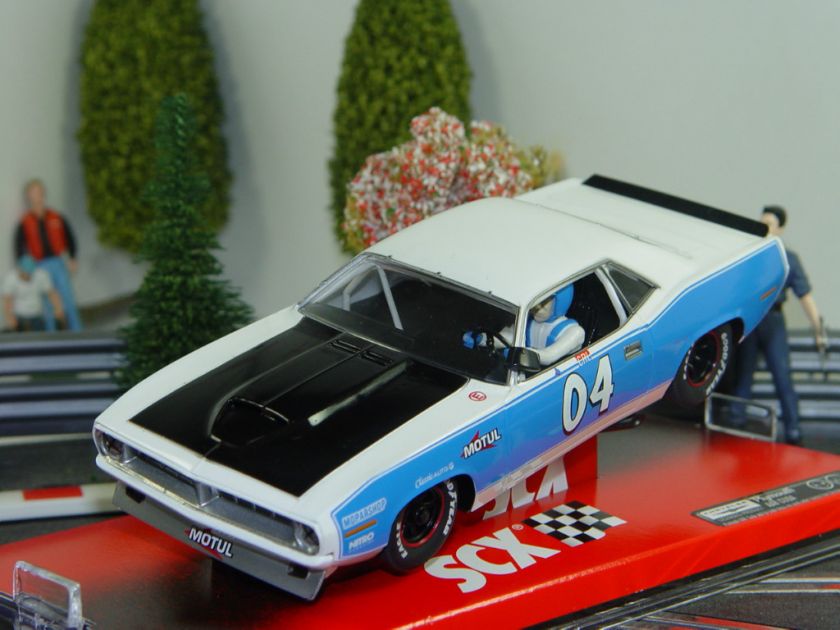 SCX Digital Plymouth Barracuda AAR Cuda Slot Car 1/32  