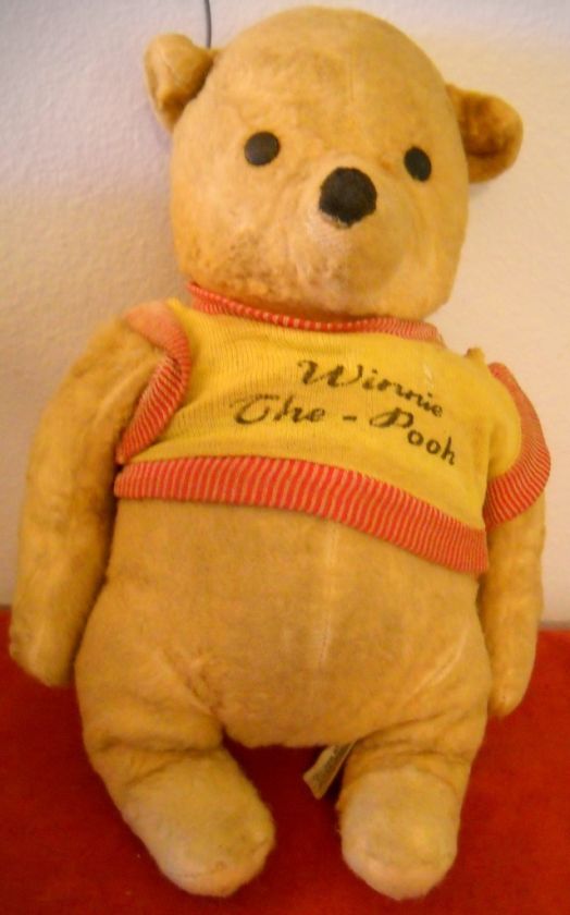 VINTAGE GUND WINNIE THE POOH STUFFED PLUSH TOY 1964  