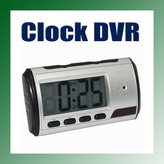 Motion Detector Spy Clock Camera Hidden Video Recorder  