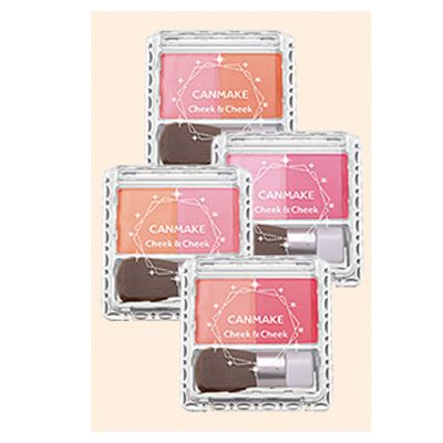 Canmake Tokyo Cheek & Cheek Blush 5g (4 color)  