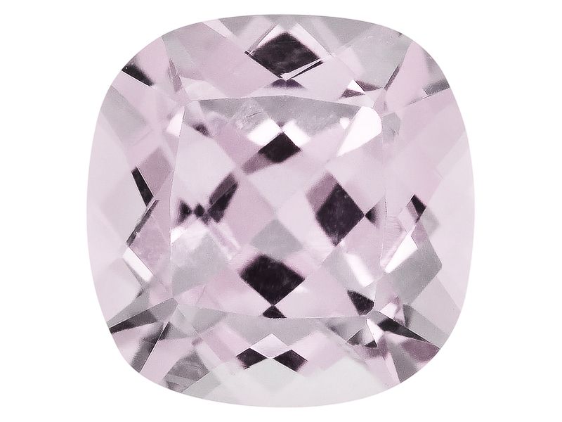 Natural Kunzite Loose Gemstone 8x8mm Cushion   Afghanistan *FREE 