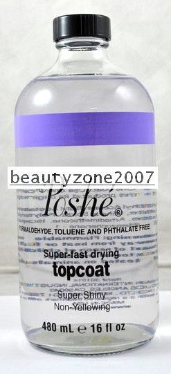 Poshe Super Fast Drying Shine And gloss Top Coat 16oz 480ml  