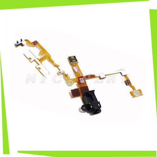   Jack Flex Ribbon Cable Replacement Part for iPhone 3GS Black  